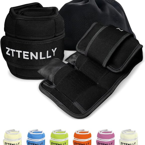 Adjustable Ankle Weights for Women Men and Kids | 1 Pair 5 10 15 18 20 Lbs Leg W - Picture 1 of 7